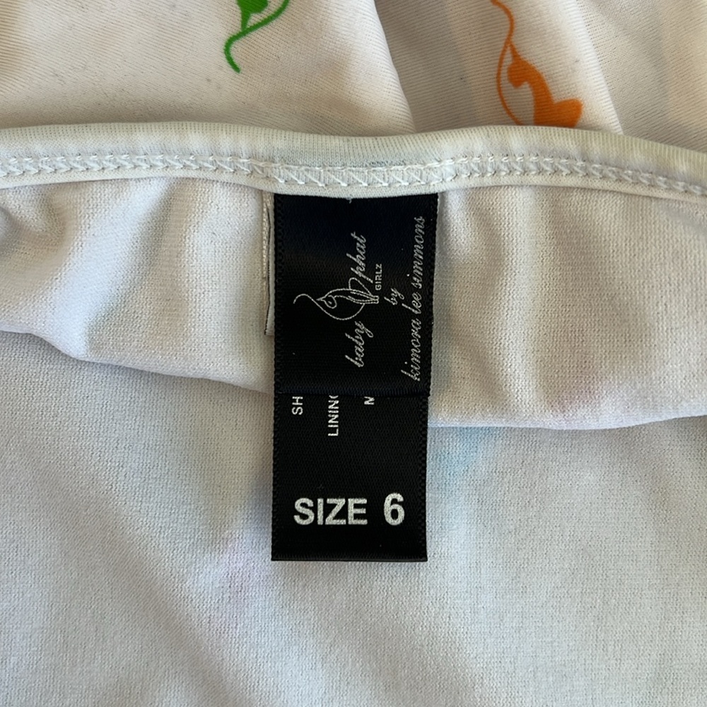 Baby Phat size 6 swimsuit girls, faux ties at hips - Picture 5 of 6
